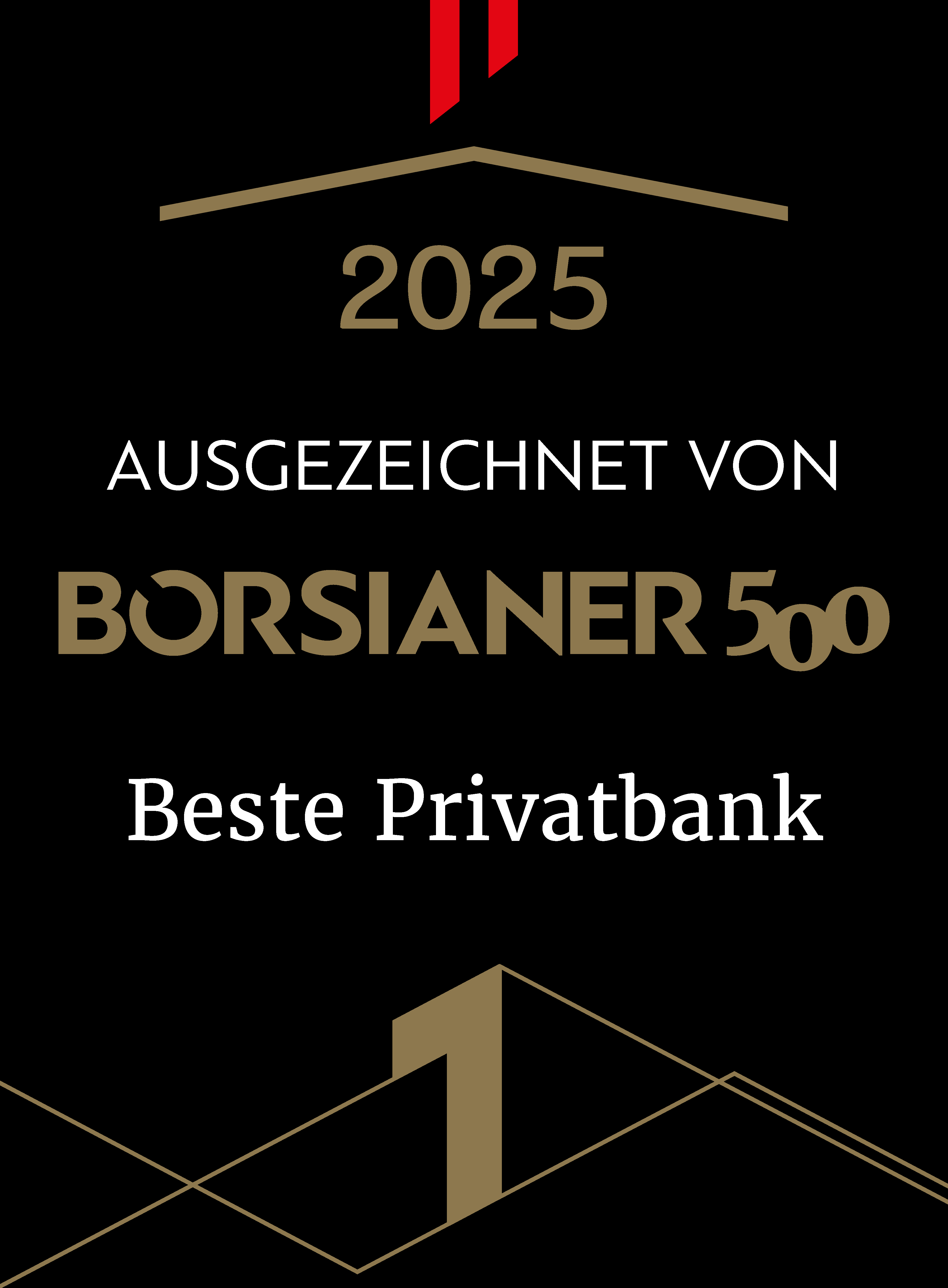Logo Börsianer Beste Privatbank 2025